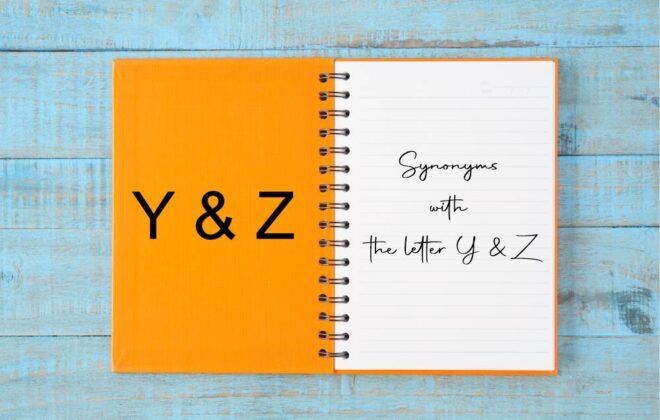 Synonyms with the letter Y Z